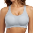 thumbnail image 2 of UQJfacai Wireless Jelly Bras for Women No Underwire Supportive Seamless Full Coverage Bralettes Comfort Padded Everyday Bra M, 2 of 7