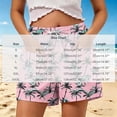 thumbnail image 3 of Erwazi Shorts for Women Hawaiian Printed Drawstring Waist Casual Summer Shorts Outfits with Pockets, 3 of 6