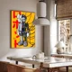 thumbnail image 5 of 1 póster de estatua de K-kaws-art, póster adhesivo de película, pegatina de papel Kraft retro, bricolaje, para habitación, bar, cafetería, arte estético, pintura de pared, 5 of 5