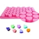 thumbnail image 2 of 2pcs Mini Heart Shape Silicone Gummy Molds Silicone Cake Molds,pink, 2 of 5