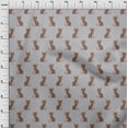thumbnail image 3 of oneOone Tissu Georgette Viscose Imprimé Chat Ikat au Mètre 42 Pouces de Large, 3 of 4