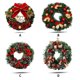 thumbnail image 3 of Yuarrent Guirnalda de mimbre de Navidad luz LED flor guirnalda colgante de Navidad decoración de pared de ventana decoración de adorno de vacaciones Kits de decoración para fiestas No.01, 3 of 6