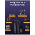 thumbnail image 5 of 2.4g Wireless Microphone Universal Anti-Howling Stage Karaoke Charging Microphone Sound Card Live Microphone, 5 of 5