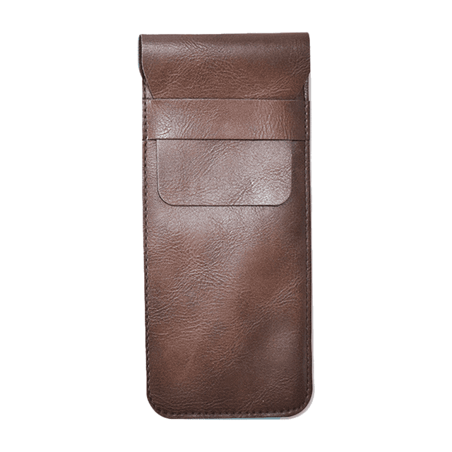 Leather Rollup Pen / Pencil Storage Case / Pouch Organizer Handmade Large Capatity