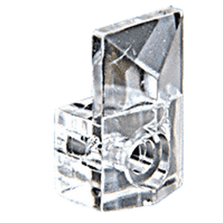 

CRL 803-XCP100 CRL 1/4 Square Beveled Clear Plastic Mirror Clip - pack of 100