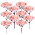 thumbnail image 1 of 10PCS Simulation Tree Micro Landscape Simulation Succulent Plants Accessories Garden Decorations (Pink), 1 of 6