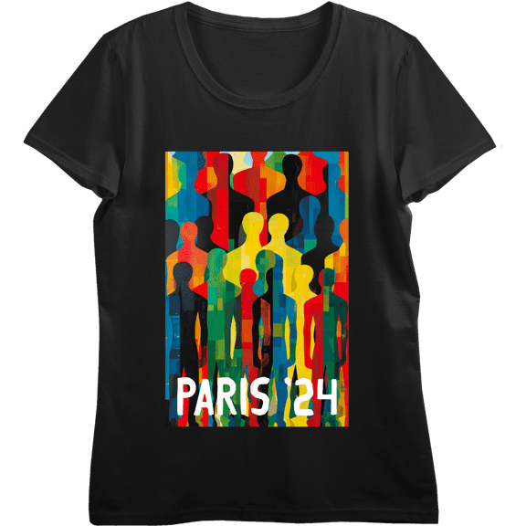 Silhouettes Women's Crew Neck Short Sleeve Crop Tee