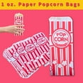 thumbnail image 2 of Carnival King Paper Popcorn Bags - 1 oz. - 100 Pack - Grease Resistant, Disposable, 2 of 5