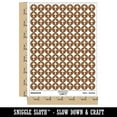 thumbnail image 2 of Cross Doodle Christian 200+ Round Stickers - Brown - Matte Finish - 0.50" Size, 2 of 3