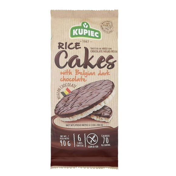KUPIEC Rice Cakes with Dark Chocolate