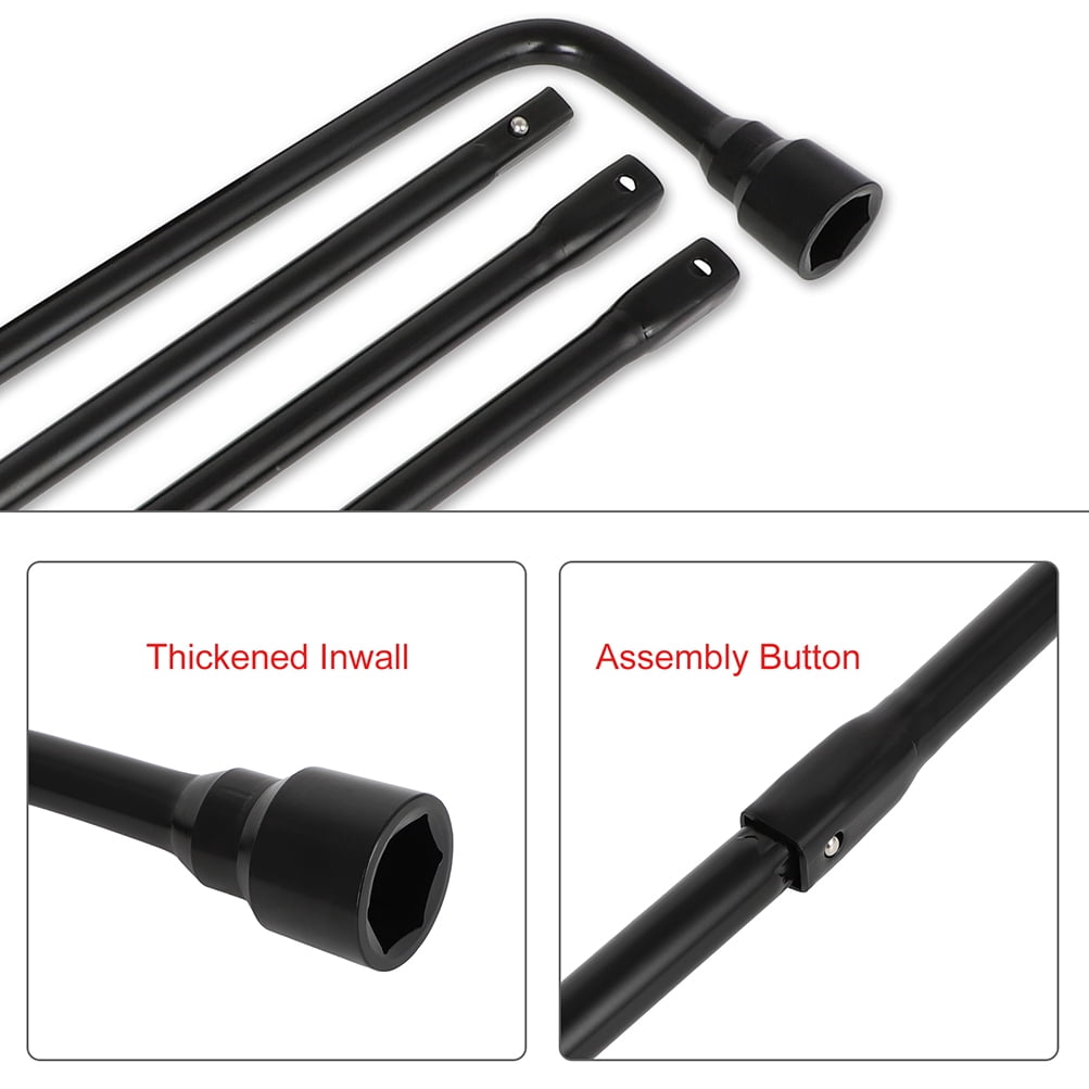 ECCPP For Chevy Silverado GMC Sierra Lug Wrench Spare Tire Tool Kit Replacement w/Case