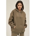 thumbnail image 2 of Couple Hoodie Set Matching Oversized Sweatsuit 2 Piece Fall Winter Pullover Loungewear for Men Women, 2 of 9