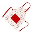 thumbnail image 3 of Leku Cooking Apron Children Kids Cooking Baking Painting Apron Chefs Kitchen Red Strawberry, 3 of 7