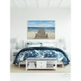 thumbnail image 4 of Marmont Hill Inc. 'Long Pier to the Ocean' Painting Print on Wrapped Canvas 12 x 8, 4 of 5