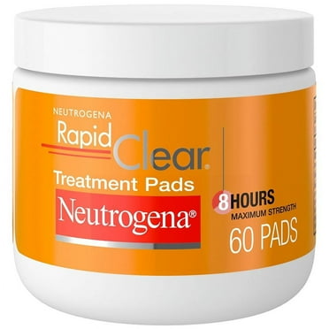 Neutrogena Rapid Clear Maximum Strength Acne Treatment Pads 60.0 ea Pack of 2