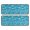 Excavator and Tree Blue Pattern, variant on Excavator and Tree Blue Pattern Anti Fatigue Kitchen Rugs Set Of 2, Non Slip Washable Decorative Floor Mats for Sink Laundry and Home Use, 17"x47"