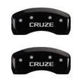 thumbnail image 5 of MGP 4 Caliper Covers Engraved Front & Rear Cruze Black finish silver ch Fits select: 2011-2012 CHEVROLET CRUZE LT, 2013 CHEVROLET CRUZE LS, 5 of 6