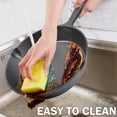 thumbnail image 6 of Vivicreate 3-Piece Cast Iron Skillet Set, Pre-Seasoned, 6/8/10 Inch Frying Pans, Black, 6 of 8