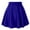 Blue, variant on Luxalzxs Skirts for Women Trendy Plain Pleated Mini Skater Skirt Casual Basic Versatile Stretchy Flared School Cheerleader for Girls A-Line Skirt