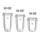 thumbnail image 1 of 26-27 Nutribullet Replacement 18/24/32 Oz Replacement Cups Compatible With Nutri Bullet 600w And 900w, 1 of 3