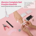 thumbnail image 2 of Practice Hand ALUROICE para uñas acrílicas con accesorios, 2 of 7
