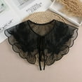 thumbnail image 3 of Camicover Detachable Dickey Collar Fake Collar Embroidery Neck Ruff Mini Cape Choker Blouse Collar for Women Girl, 3 of 4