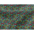thumbnail image 4 of oneOone Viscose Jersey Fabric Leaves & Floral Block Printed Craft Fabric BTY 60 Inch Wide, 4 of 4