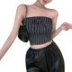 thumbnail image 2 of Tops para mujer,Tops sin mangas sin tirantes para mujer Blusa sin mangas sin tirantes para mujer Tops sin tirantes elásticos para mujer Respuesta rápida, 2 of 12