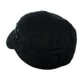 thumbnail image 4 of D&Y Unisex Cotton Distressed Layered Frayed Cadet Military Cap, 4 of 4