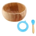thumbnail image 2 of Dinner Plates Plates And Bowls Sets Baby Toddler Round Bowl Plate Silicone Suction Feeding Bowl Suction Spoon Set Dinnerware Sets Meal Prep Containers Reusable, 2 of 2
