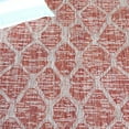 thumbnail image 5 of SAFAVIEH Courtyard Anson Geometric Indoor/Outdoor Area Rug, Rust/Grey, 8' x 11', 5 of 10