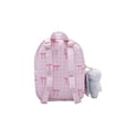 thumbnail image 3 of Wonder Nation Girls Mini Backpack with Keychain, Pink Gingham and Bows, 3 of 3