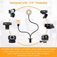 thumbnail image 4 of OUNONA 1Ud Anillo De Con Clip Negro Para Escritorio Suplementaria USB, 4 of 8