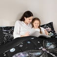 thumbnail image 5 of jejeloiu Boho Dragonfly Full Size Comforter Sets,Cute Daisy Blossom Bedding Sets For Girls Women Reversible 3 Pieces, 5 of 8