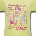 thumbnail image 5 of DC Comics WW Paper Doll S/S Junior Women's T-Shirt Sheer-Banana, 5 of 8