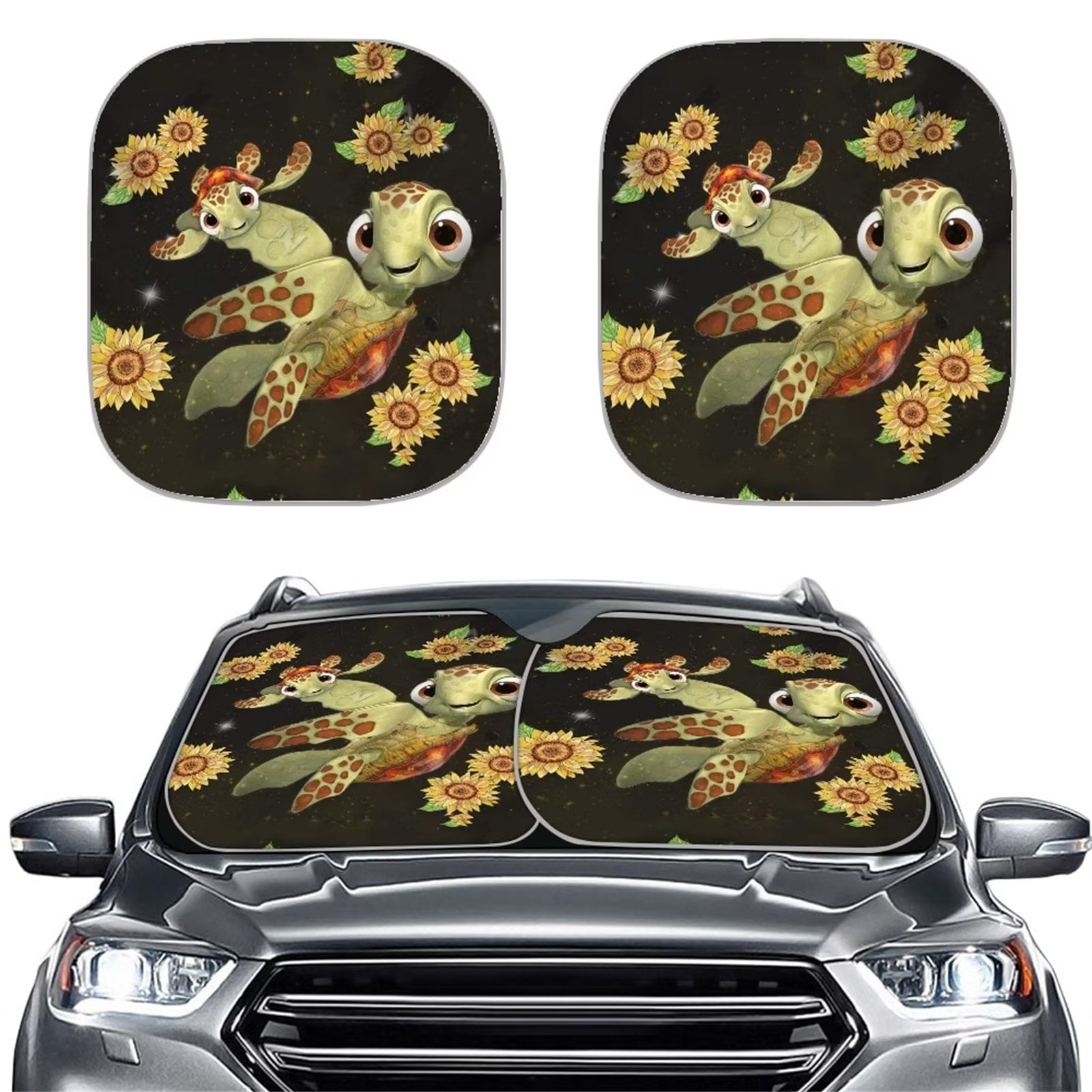 Animal windshield sun shade deals