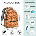 thumbnail image 6 of Pizza Pattern Backpack - Durable & Spacious Laptop Bag for Work & Study, Cute Pizza Art, Adjustable Straps, Lightweight & Tough, Great for Pizza Fans, 6 of 6
