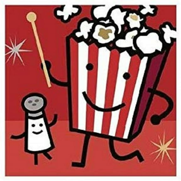 It's Showtime Movie Night Hollywood Award Show Theme Party Beverage Napkins