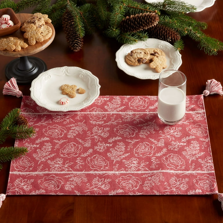 Brocade Tan 100% Eco Friendly Vinyl Placemat (Set of 4) Brocade Tan 100% Eco Friendly Vinyl Placemat (Set of 4)