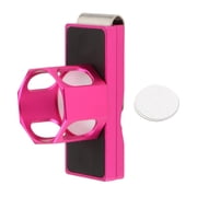 harayaa Pool Cue Chalk Holder Aluminum Practical Tool Portable Chalk Case Chalk Carrying Pink