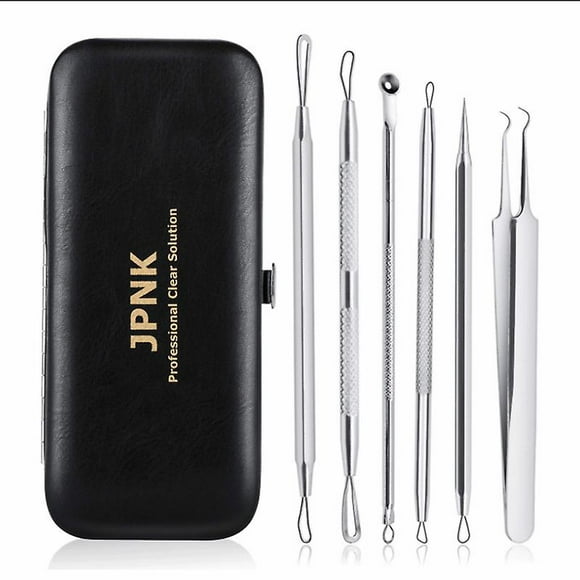 Blackhead Remover Comedone Extractor Acne Removal Kit,silver