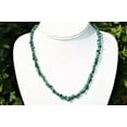 thumbnail image 2 of K-KED Premium 5-8mm Malachite Crystal Chip Necklace 18", 2 of 5
