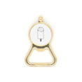 thumbnail image 1 of Black Outline Sesame Ice  Popsicles Beer Bottle Cap Opener Stainless Steel Key Chain, 1 of 3