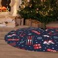 thumbnail image 6 of Sigee Winter Skiing Snowflakes for Christmas Decoration Tree Skirt Christmas Tree Skirt,Christmas home decor Holiday Tree Skirt Fits Christmas Tree-48", 6 of 7