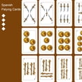 thumbnail image 2 of 1 Decks Spanish Playing Cards Plastic Baraja Española| PVC Waterproof Mexican & Puerto Rican Briscas Cards| Professional Cartas Españolas for Card Games, 2 of 8