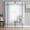 Sky Blue, variant on Sheer Curtains 54 Inch Length 2 Panels Set for Kitchen, Blue Coastal Semi Sheer Curtains for Windows, Nautical Starfish Eucalyptus Leaf Coral Striped Voile Window Treatments Rod Pocket Curtain