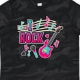 thumbnail image 4 of Inktastic I Rock with Guitar Microphone and Music Notes Boys or Girls Toddler T-Shirt, 4 of 5