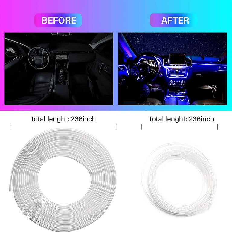 Car Led Strip Lights, Multicolor Rgb Car Interior Lights, 16 Millio