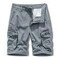 thumbnail image 3 of Cameland Men's Plus Size Cargo Shorts Multi-Pockets Relaxed Summer Beach Shorts Pants, 3 of 4