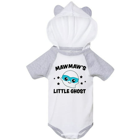 

Inktastic Cute Mawmaw s Little Ghost with Stars Gift Baby Boy or Baby Girl Bodysuit